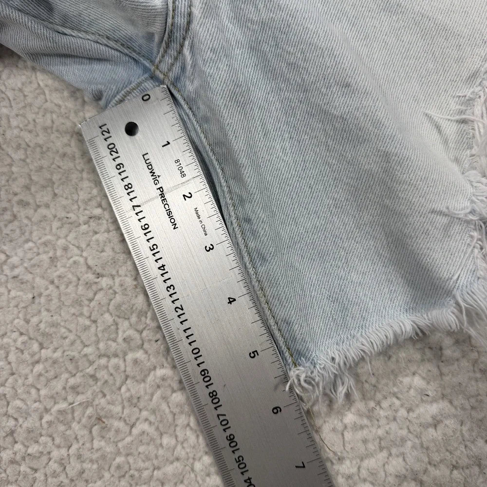 Levi's Denim Cutoff Shorts Women's 30 (31x6) Distressed Boho Festival Beach